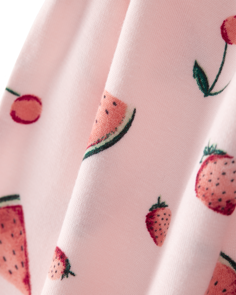 Toddler Girl 2-Piece Watermelon PurelySoft Pajamas - Image 3